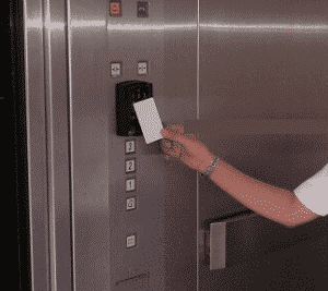 elevator rfid access tap card system