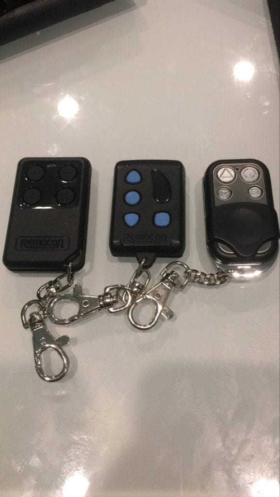 battery replacement parking garage remote rfid copy duplication 